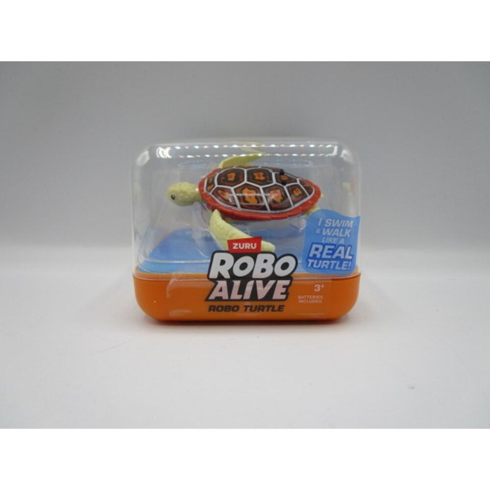 Zuru Robo Alive Robo Turtle Brown Robotic‎ Swimming Walking Turtle